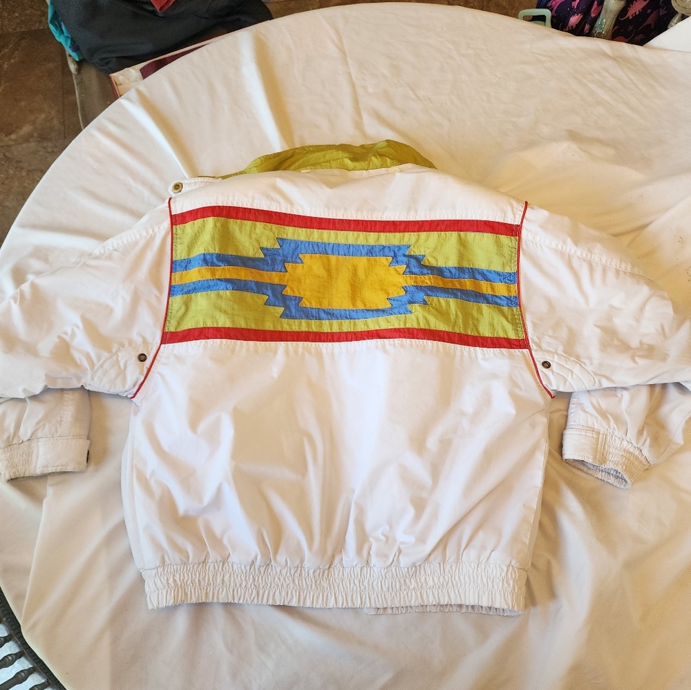 Vintage 90s Hunters Run Jacket White Sz Small